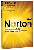 Norton Antivirus 2011, 3 Computers, 1 Year Subscription, Upgrade Version (PC)