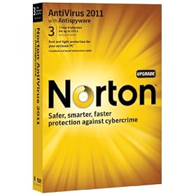 Norton Antivirus 2011, 3 Computers, 1 Year Subscription, Upgrade Version (PC)