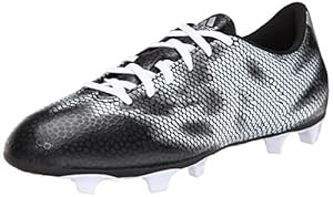 adidas Performance Men's F5 Firm-Ground Soccer Cleat, Core Black/Metallic/Silver/Metallic/Silver, 12.5 M US