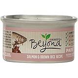 Purina Beyond Natural Canned Cat Food, Salmon and Brown Rice Recipe, 3-Ounce Can, Pack of 12