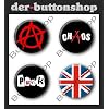 4 Punk Buttons #1