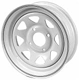 VW Baja Bug White spoke offroad wheel 15x5' 4 lug Each