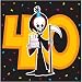 Grim Reaper 40th Birthday Lunch Napkins