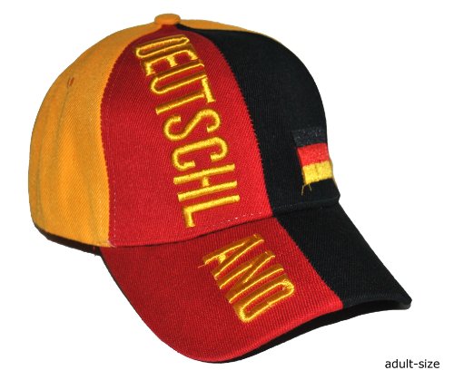 Pierro´s Artikel Zubehör Kappe Deutschland Accessoires Kopfbedeckung Hut Hüte Deutschland Fanartikel für Karneval, Fasching, Motto Party / Deutschland Germany Fußball WM EM FAN Artikel