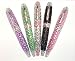 Gift Pens - 5 Mixed Color Crystal Rhinestone Roller Ball Pens (4" inch) W/ Gift Box!