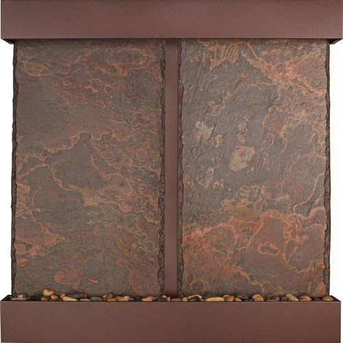 Nojoqui Falls Lightweight Double NSI Slate Fountain Shroud Finish: Copper Vein Powder Coated