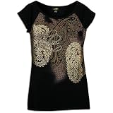 Southpole - Southpole Women's Wide Neck Top