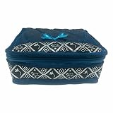 Anna Andre, Paris Make Up Vanity Pouch with 4 Compartments - (Peacock Blue) RS.349 (56.00% Off) - Amazon