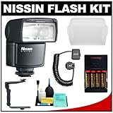 Nissin Digital Speedlite Di466 Flash Unit + Stroboframe Bracket + Off-Camer ....