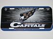 WASHINGTON CAPITALS Officially Licensed Team Colored Logo Plastic LICENSE PLATE