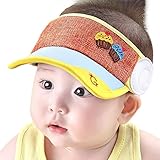 【SEBLES】ベビー 赤ちゃん 男の子 女の子 キャップ サンバイザー ケーキ エンジェル 天使 カジュアル 可愛い コットン パピルス UV 紫外線 春 夏(タイプB)