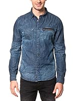 AMERICAN PEOPLE Camisa Vaquera Edge (Azul Denim)
