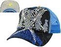 CHRISTIAN AUDIGIER Ed Hardy SMET Unisex Mens Womens Platinum Vengeance Swords Trucker Hat Cap Black