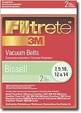 Filtrete Bissell 7, 9, 10, 12, and 14 Belt, 2 Belts Per Pack