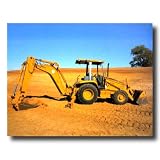 Caterpillar 416C Backhoe Wall Picture 16x20 Art Print