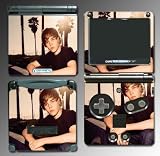 Justin Bieber My World 2.0 Game Vinyl Decal Skin Protector Cover 17 for Nintendo GBA SP Gameboy Advance Game Boy