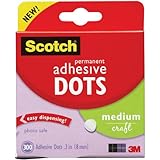Scotch 010-300M 300-Pack Adhesive Dots, Medium