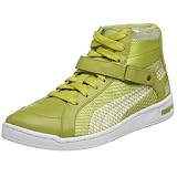 PUMA Women's The Key M Sneaker,Green/White,6.5 M