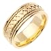 Handmade Wedding Band With Comfort Fit 14K Yellow Gold Can Also Be Made In Platinum or Other Colors 18K And 24K Is Also Available 8.5mm