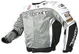 Joe Rocket UFO Mens Textile Mesh Motorcycle Jacket Grey/White/Black L N/A N/A N/A