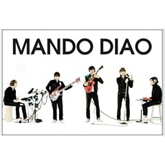 Poster mit Rahmen 61 x 91,5 cm, Wei� - Mando Diao gerahmt - Antireflex Acrylglas