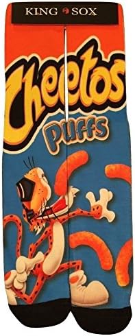 King Sox Sublimation Unisex Graphic Print Socks (Cheeto Puffs)