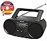 Sony Portable Full Range Stereo Boombox Sound System with MP3 CD Player, AM/FM Radio, 30 Presets, USB Input, Headphone & AUX Jack - Bonus DB Sonic CD Head Cleaner