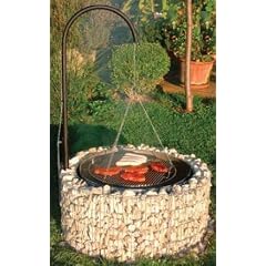 Feuer- und Grillstelle 920 x 400 mm, Gabionengrill