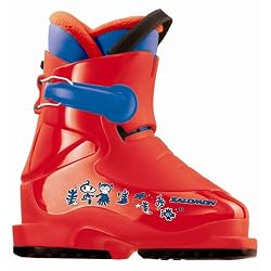 Kids ski boots Salomon T1 red size 16 New