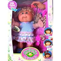 Cabbage Patch Kids Pop 'N Style Doll - Blonde Curly Hair and Green Eyes in Ice Cream Cone Outfit