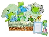 Mommy's Little Prince - Baby Boy Frog Basket