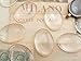 20 Glass Oval Cabochons - 22x30mm - Clear Magnifying Cabs - Dome Pendant Cab - For Cameo Pendants, Photo Jewelry, Rings, Necklaces - 30x22mm - 7/8