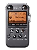 Sony PCM-M10 Portable Linear PCM Voice Recorder with Electret Condenser Stereo Microphones, 96 kHz/24-bit, 4GB Memory & USB High-Speed Port - Black