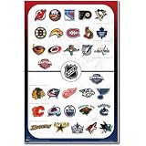 51qn6JvskNL. SL160  NHL Hockey League Team Logos Art Poster Print 22x34