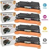 LD © Remanufactured Hewlett Packard (HP) Color LaserJet CP4025/CP4525 Set of 4 Toner Cartridges: 1(Black/Cyan/Magenta/Yellow)