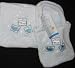 Baby : Little Beginnings Baby Blanket and Tote Gift Set Blue Transportation Theme