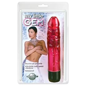 Pipedream Products My Little Gem with P Vibe, Red