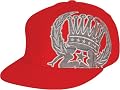 Silver Star Inner Plaid Hat, S/M, RD