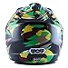 WOW Motocross BMX Youth ATV Dirt Bike Green Camo MX Helmet, L (54-55 CM,21.3/21.7 Inch)
