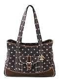 Week-Ender Bag - Fleur de Lis - Black