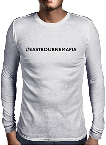 #EastbourneMafia | Joe Weller, Fire in The Car Park Mens Long Sleeve T-Shirt Black / Small