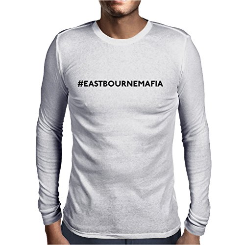 #EastbourneMafia | Joe Weller, Fire in The Car Park Mens Long Sleeve T-Shirt Black / Small