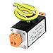 uxcell LRSO1 DC 12V Lightning Arrester Power Surge Protector Black