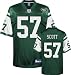 Bart Scott Jersey: Reebok Authentic Green #57 New York Jets Jersey - 56