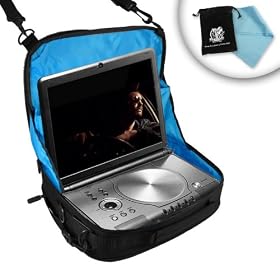 Buy In-Car 7-10 Portable DVD Player Case for RCA SONY SAMSUNG TOSHIBA WALINDA Systems... now!
