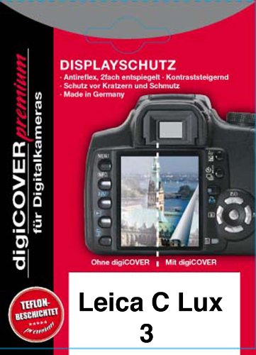 Digicover Premium Schutzfolie f&uuml;r Leica C-Lux 3 Preisvergleich