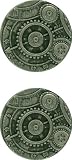 JHB Original Series Steampunk Buttons Mechanism - Antique Silver Finish