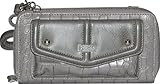 Buxton Women's Croco Remix String-Along Cross Body Purse