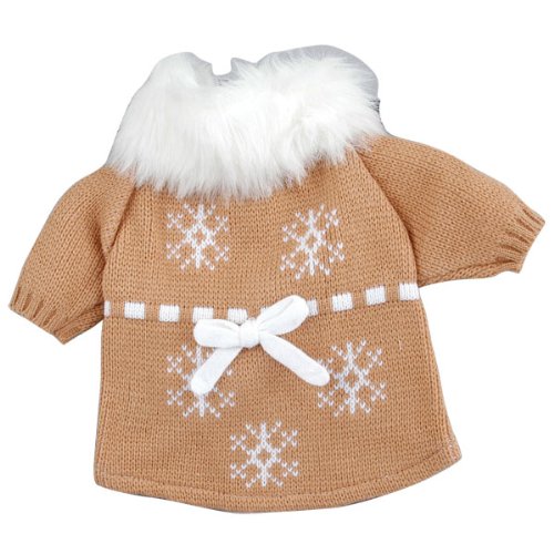 Snowflake Sweater - Medium - Brown