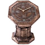 Outdoor Living : Hen-Feathers Classic Sundial Clock - Bronze